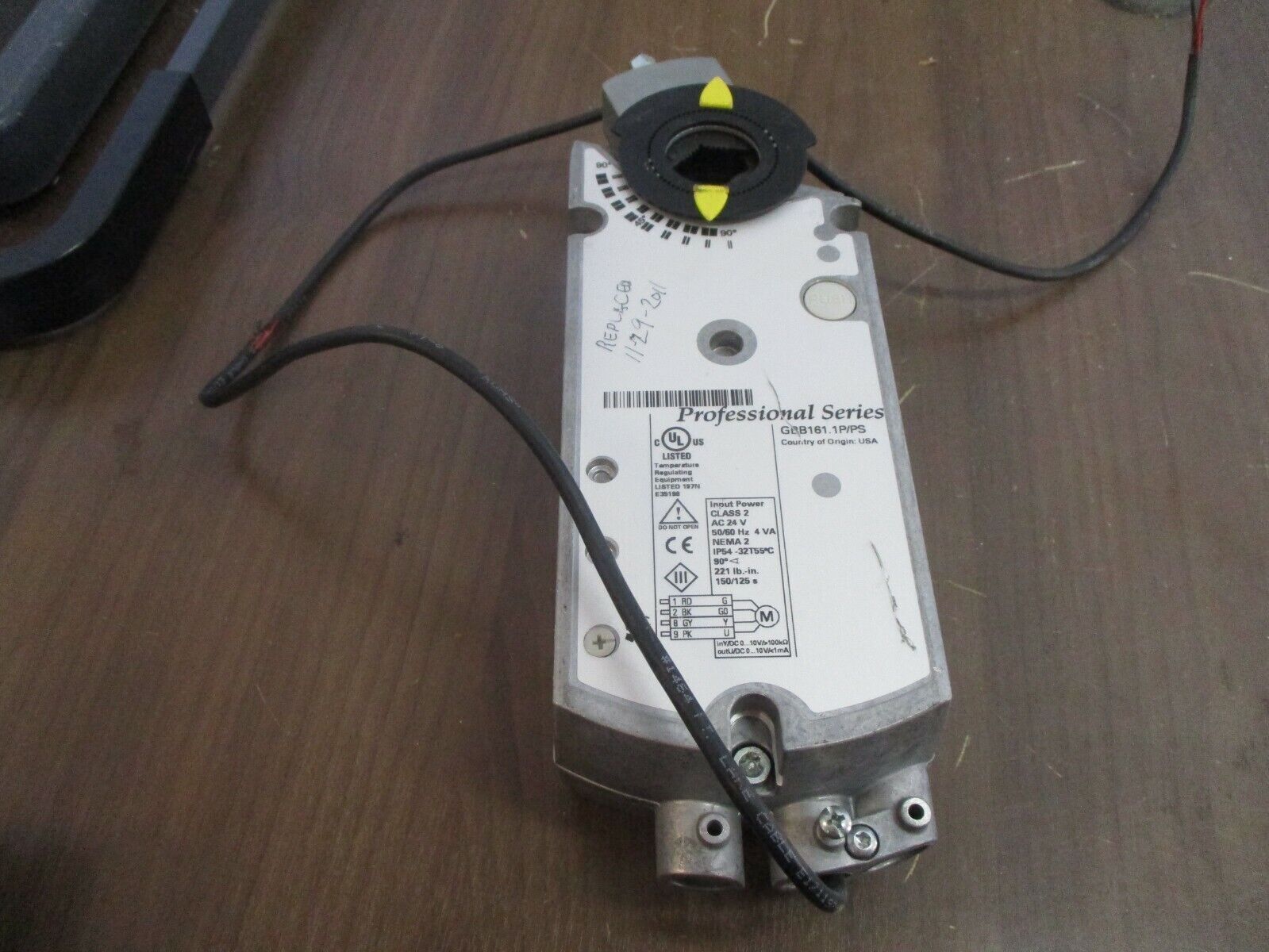 Valve Teck Professional Series Electric Damper Actuator GBB161.1P/PS 24V 50/60Hz