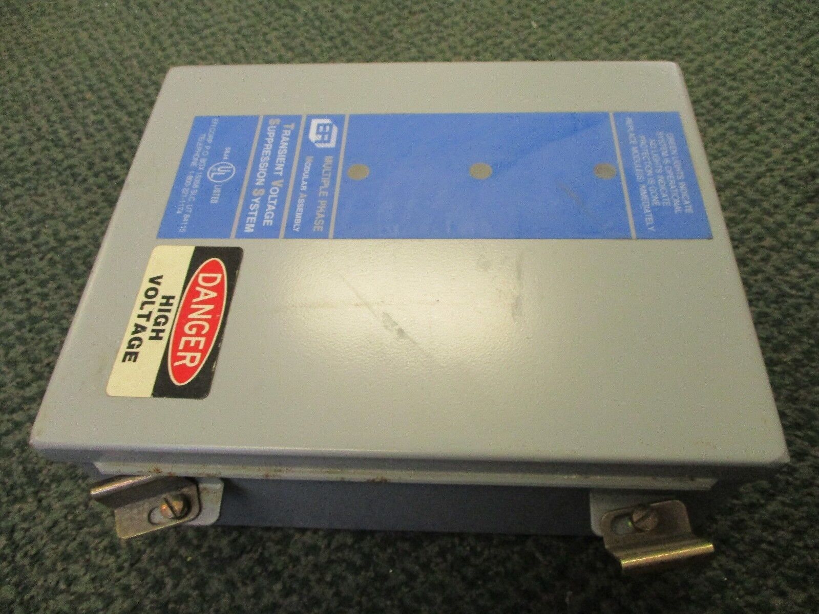 EFI Modular Surge Suppressor TVSS 277V 50/60Hz 305V RMS 430V Peak 3Ph Used