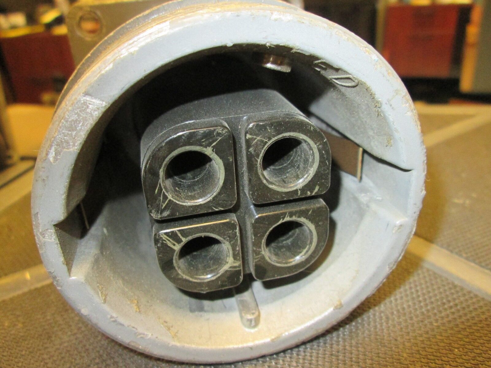 RussellStoll Receptacle JRSA644F 60A 600V 3P 4W Used