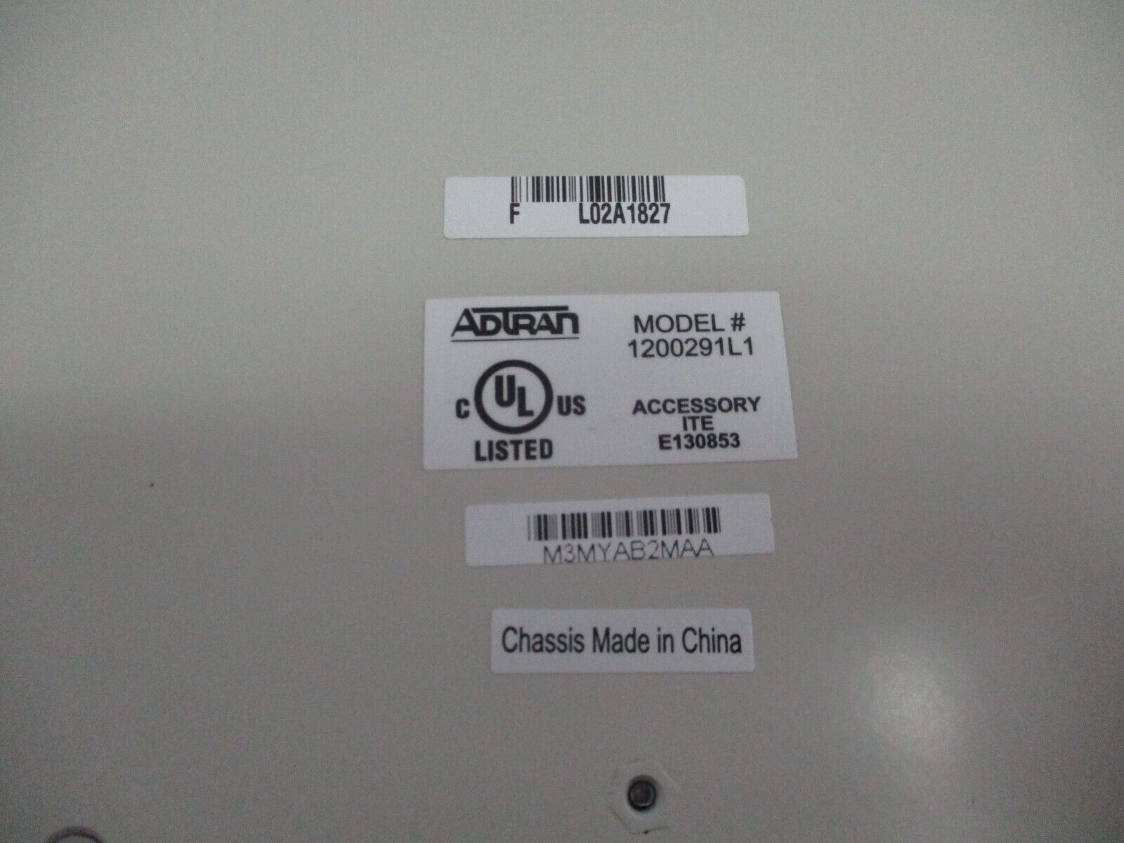 AdTran 28-Port Patch Panel 1200291L1 Used