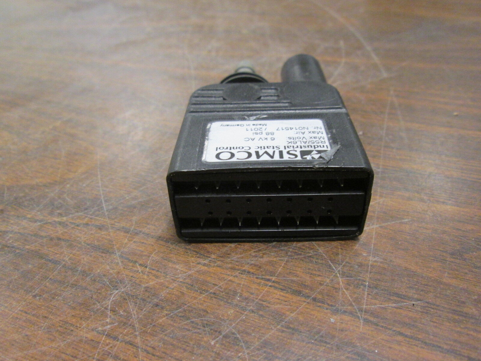 SIMCO Ionizing Air Nozzle R55/AL6K 6KV AC 88PSI Used