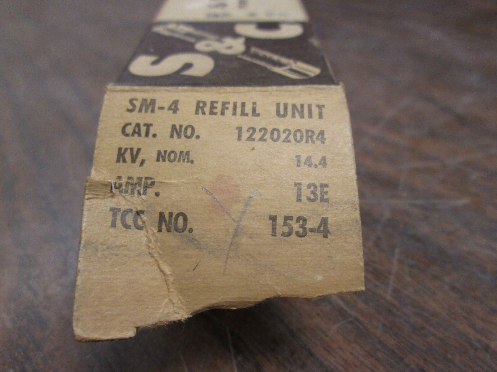 S&C SM-4 Power Fuse Refill Unit 122020-R4 14.4KV 13A New Surplus