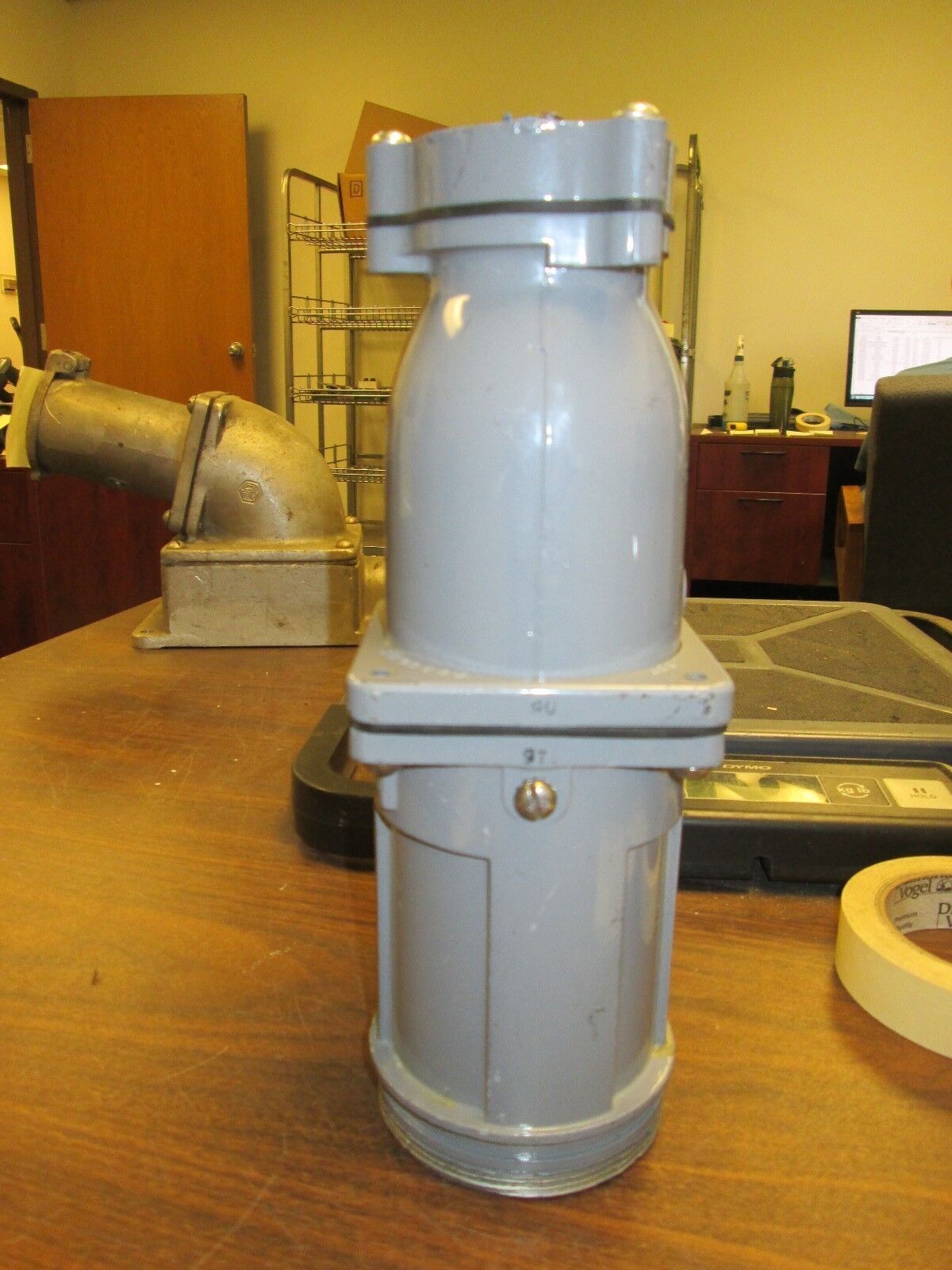 RussellStoll Connector 7428 60A 600V 3P 4W Conduit Connect Used