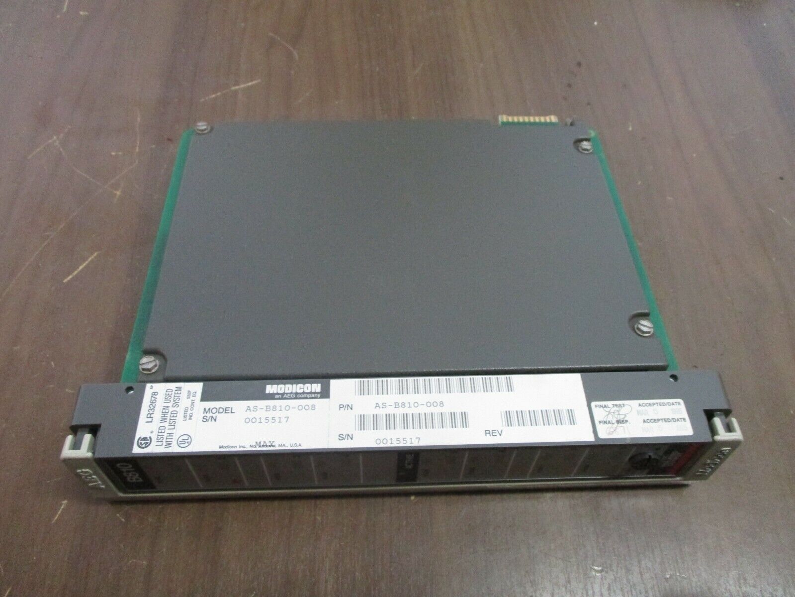 AEG Modicon Isolated Output Module AS-B810-008 115VAC New Surplus