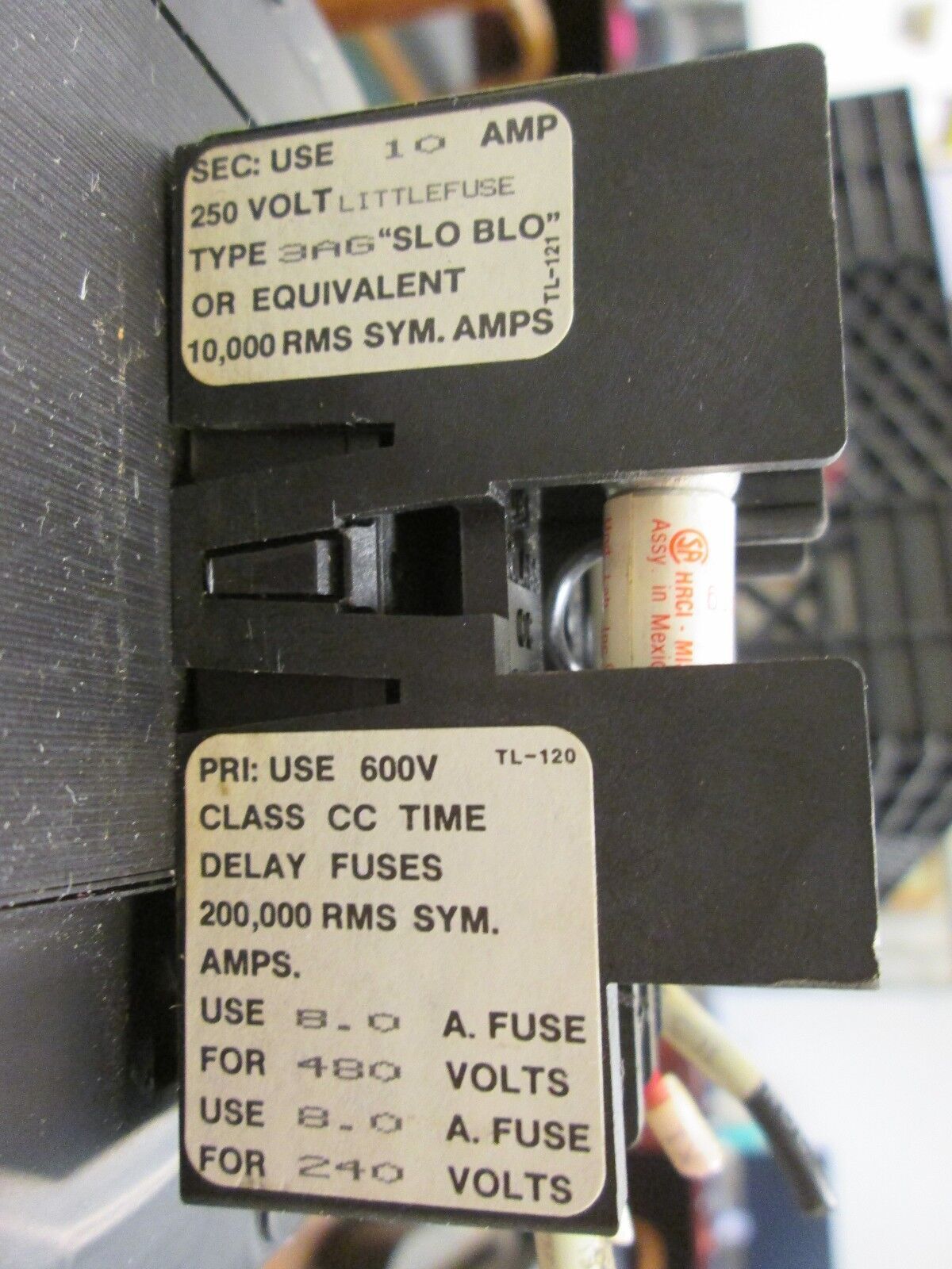 Hevi-Duty Control Transformer E8503PB 0.850KVA Pri 480V/240V Sec 120V Used