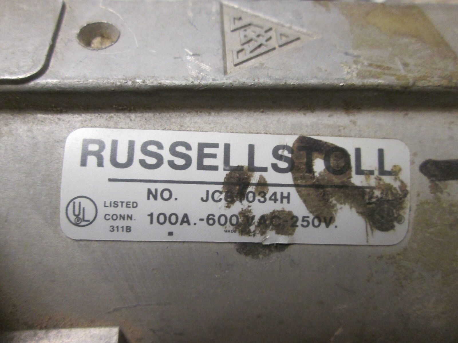RussellStoll Connector JCS1034H 100A 600V 3P 4W