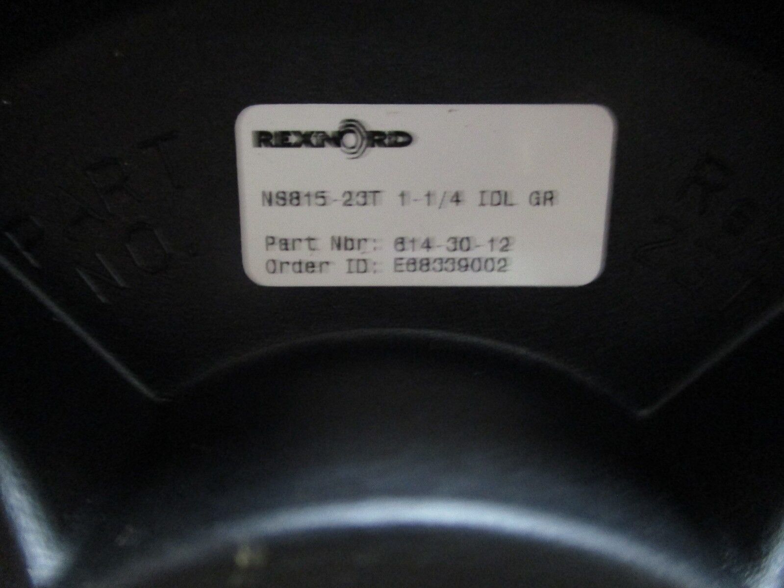 Rexnord Idler Roller Chain Sprocket 614-30-12 NS815-23T 1-1/4 IDL GR New Surplus