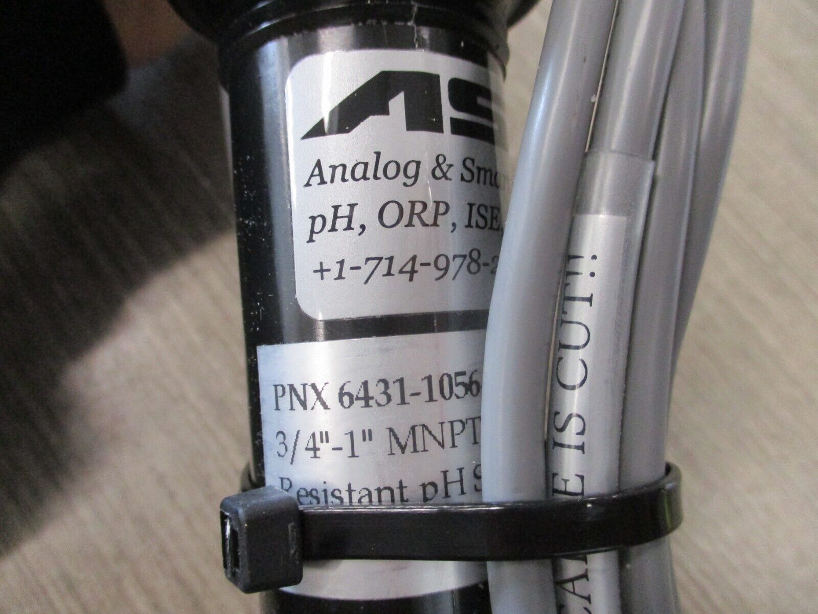 Advanced Sensor Tech Immersion Acid & Fluoride Resistant PH Sensor New Surplus