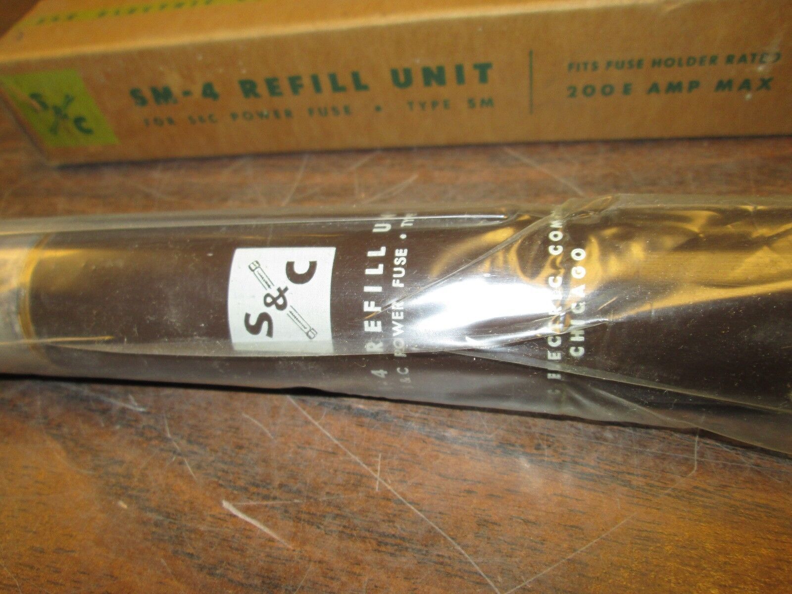 S&C SM-4 Power Fuse Refill Unit 122050 14.4KV 30A New Surplus
