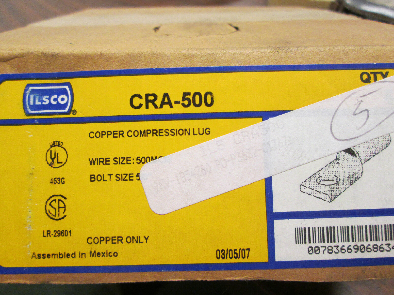 ILSCO CRA-500 New In Box Of 5