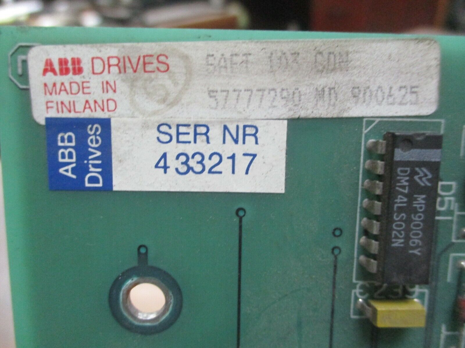 ABB Control Board SAFT 103 CDN Used