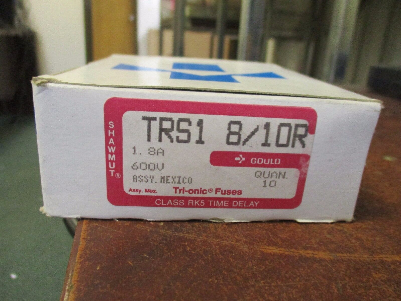 Gould Shawmut Tri-onic Fuse TRS1 8/10R 1.8A 600V "Box of 9" New Surplus