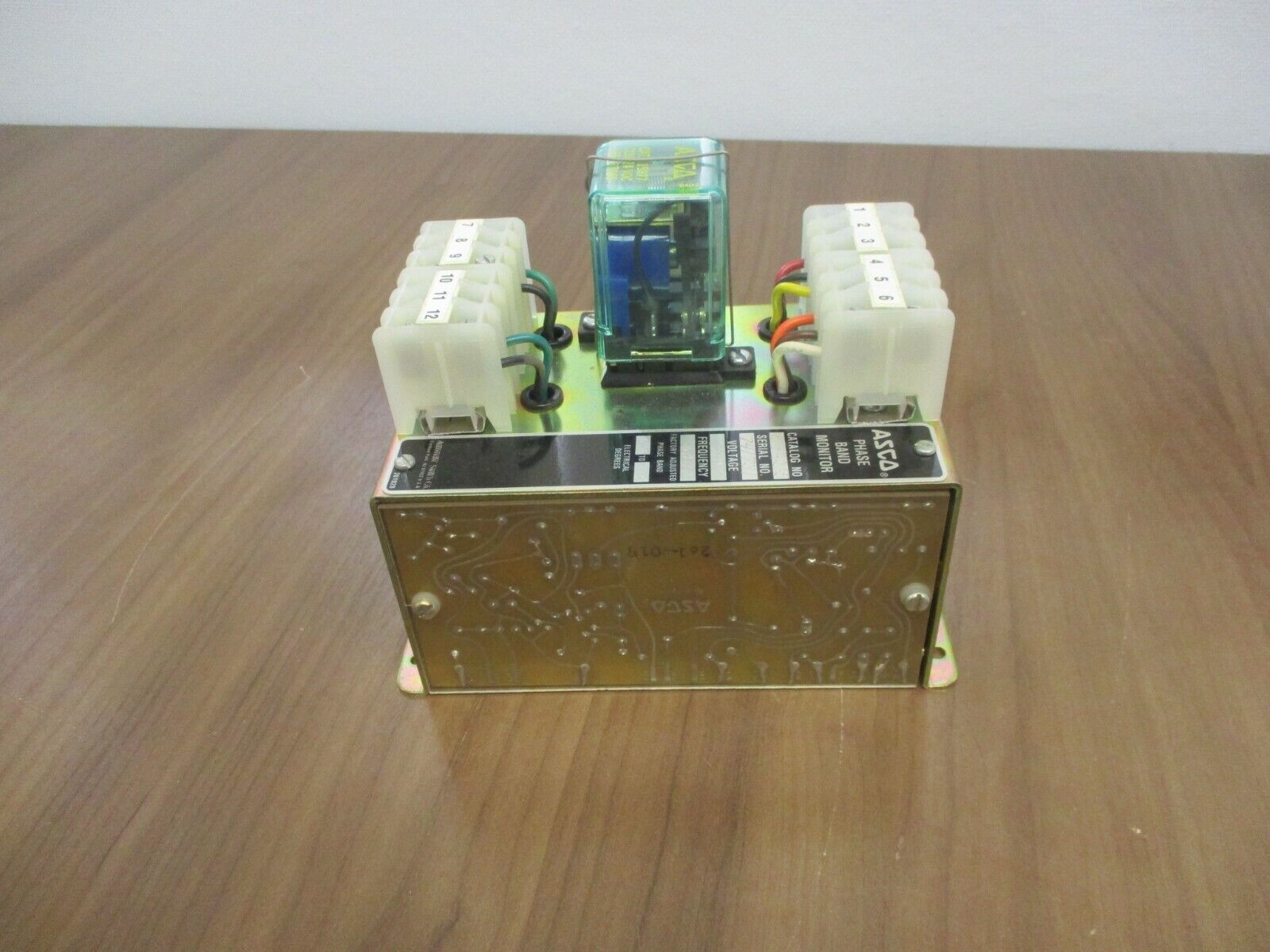 ASCO Phase Band Monitor 214A265 120V 60Hz Phase Band: (+15) to (-15) Used
