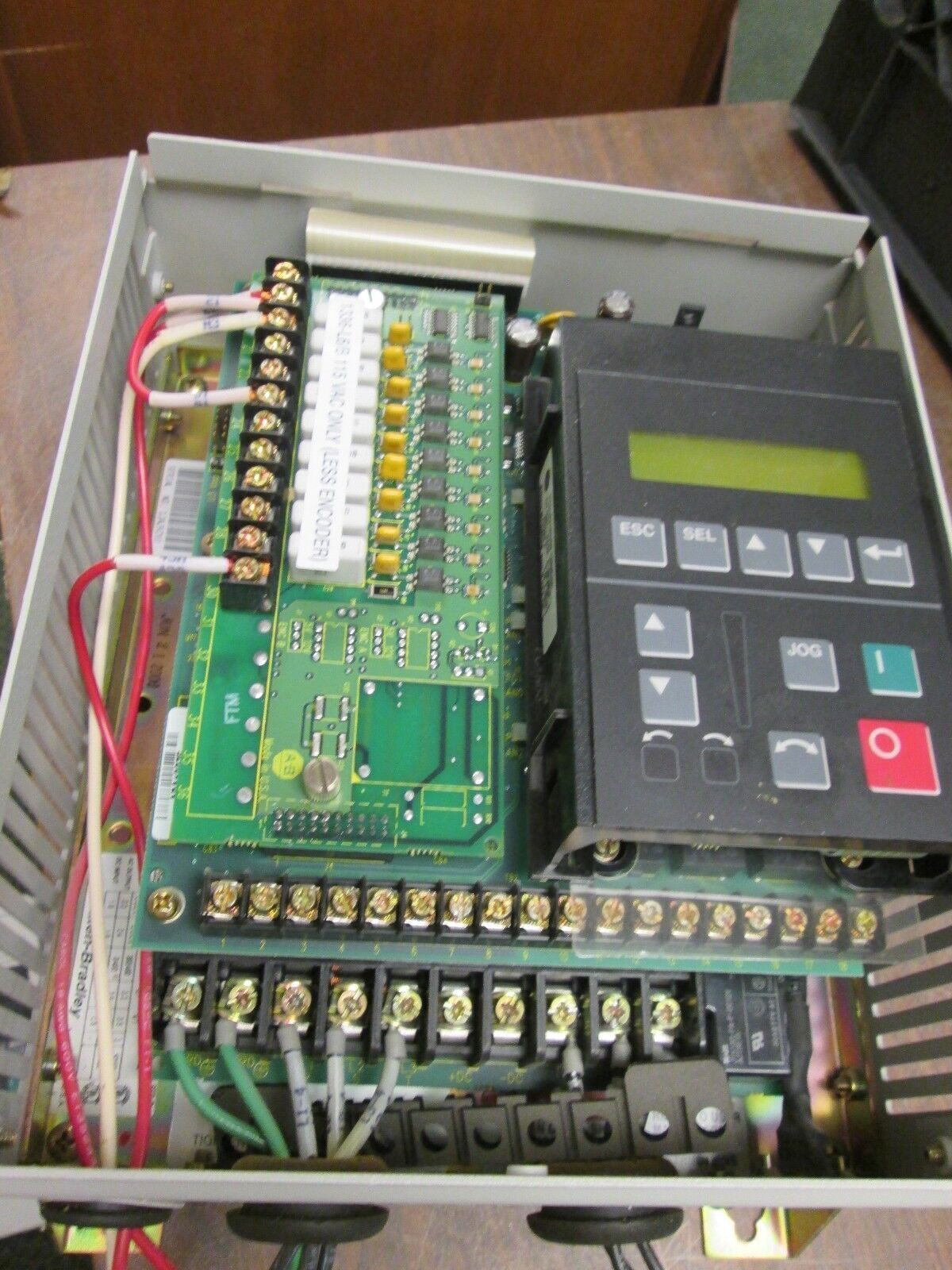 Allen-Bradley 1336 Plus AC Drive w L6 Board 1336F-BRF15-AA-EN-HCS2-L6 1.5HP Used