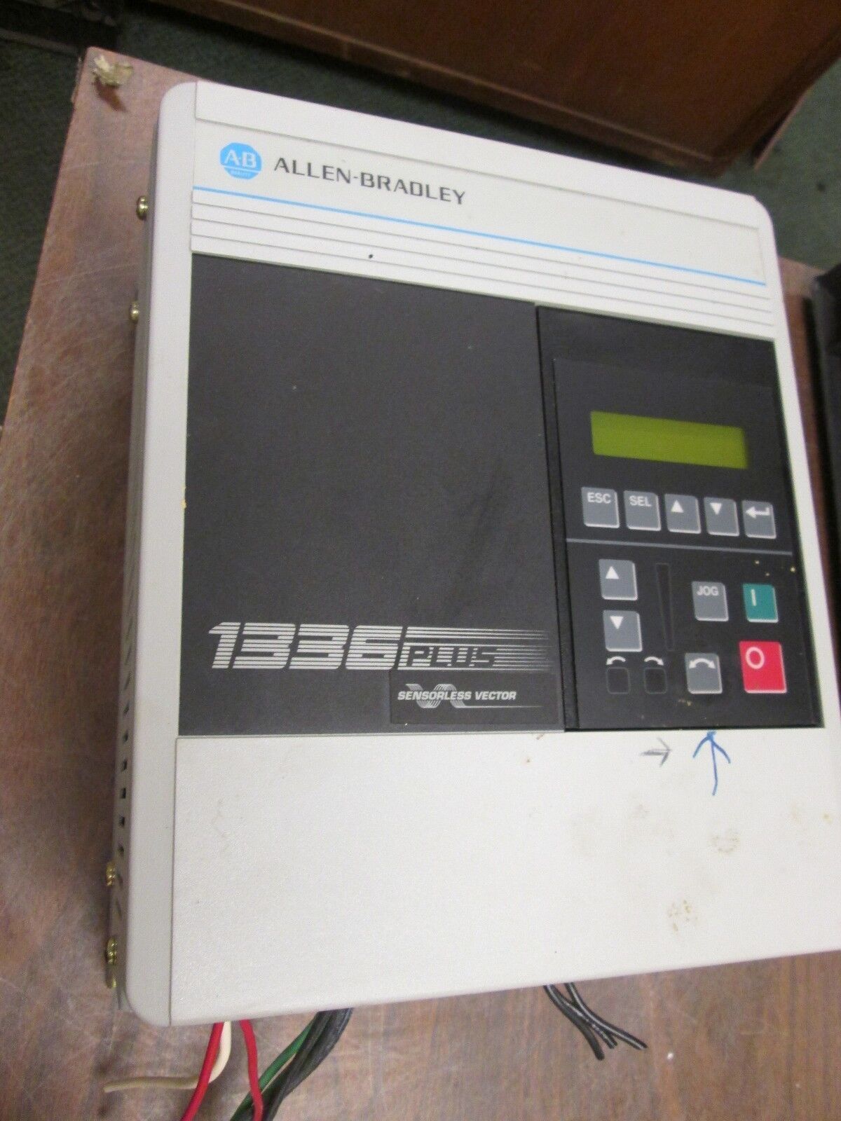Allen-Bradley 1336 Plus AC Drive w L6 Board 1336F-BRF15-AA-EN-HCS2-L6 1.5HP Used