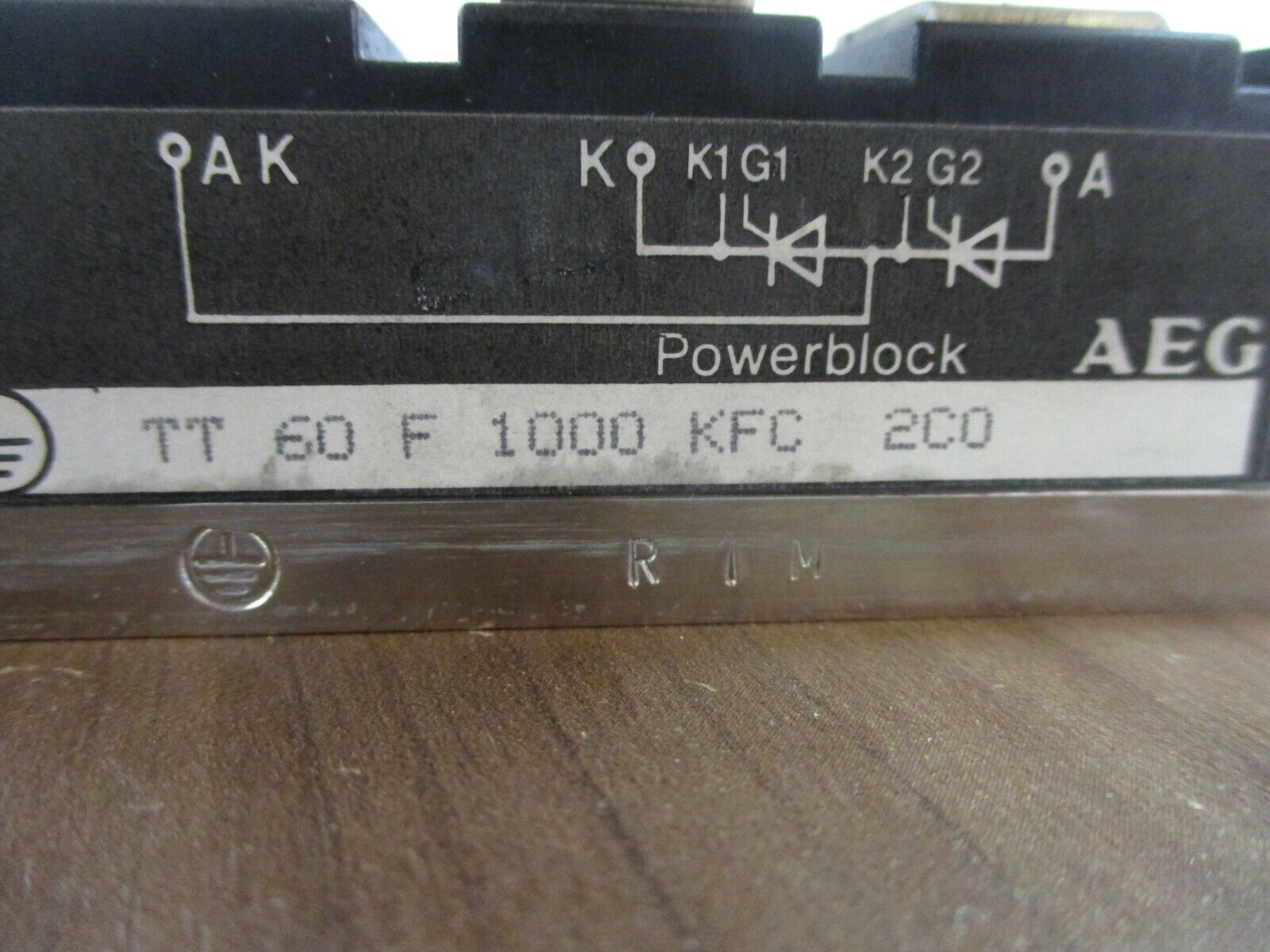 AEG Powerblock TT 60 F 1000 KFC 2C0 Used