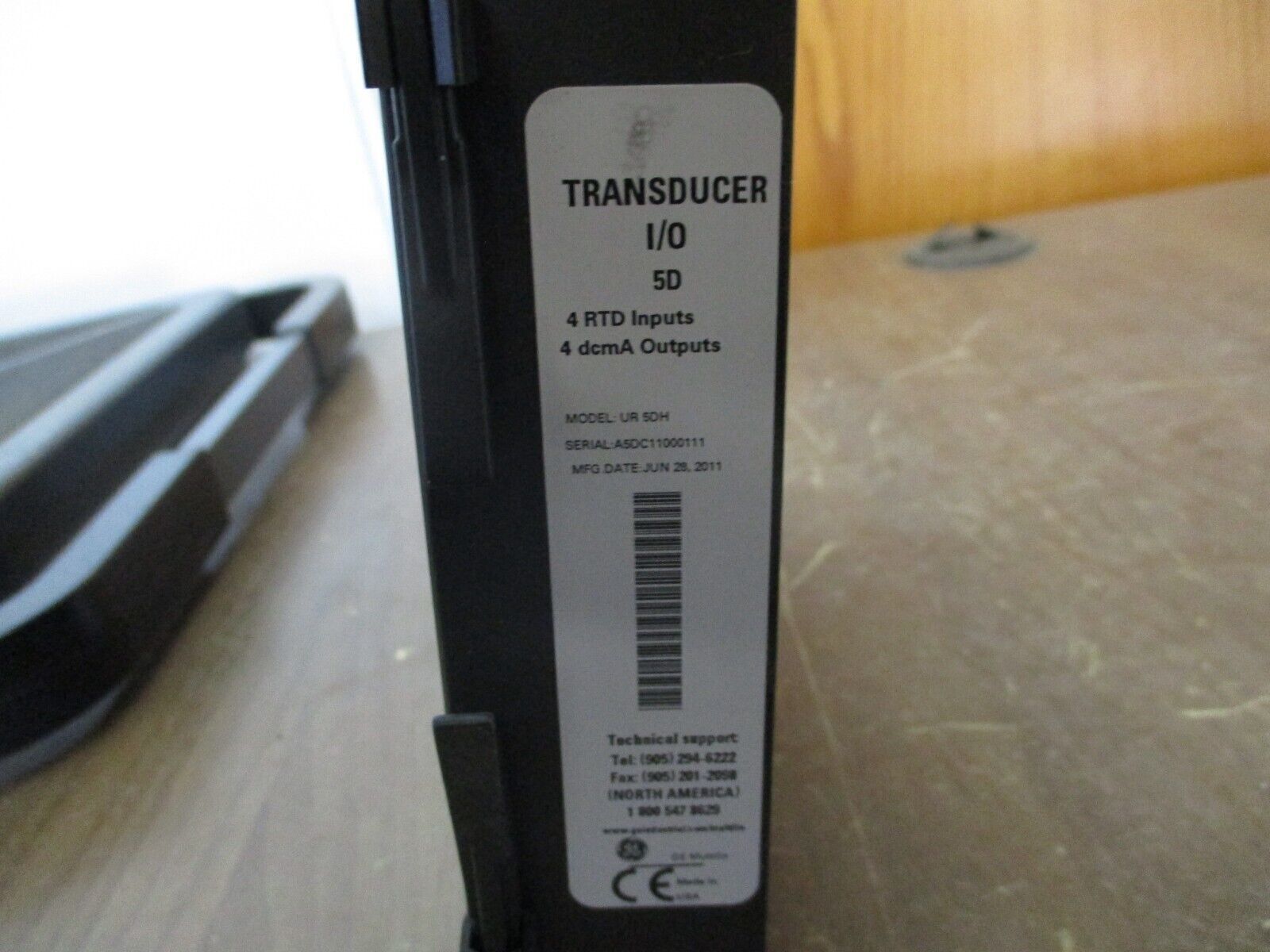 GE Multilin Transducer I/O Module UR 5DH 4 RTD Inputs 4 dcmA Outputs Used