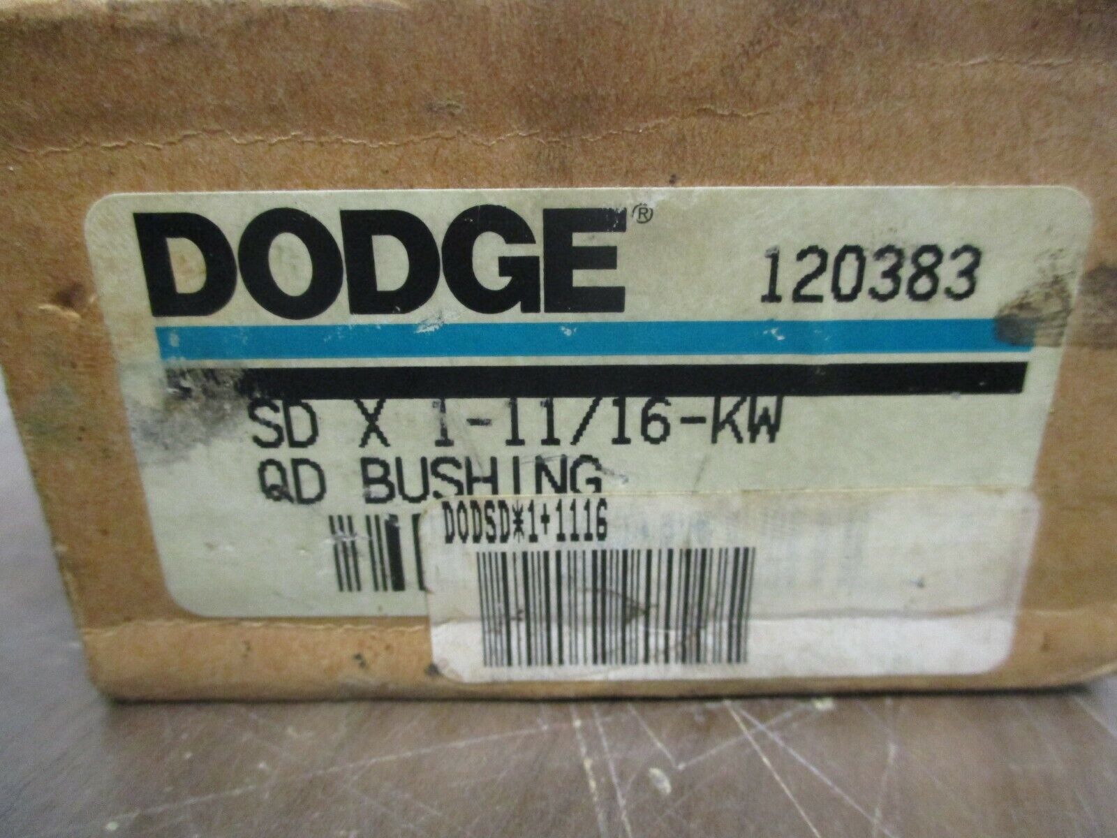 Dodge QD Bushing 120383 SD X 1-11/16-KW New Surplus