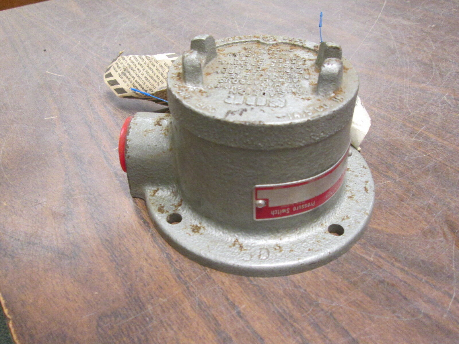 SOR Pressure Switch 6L-K5-N4-D2A Range:20-180PSI 1500 Over Range 2500 Proof Used