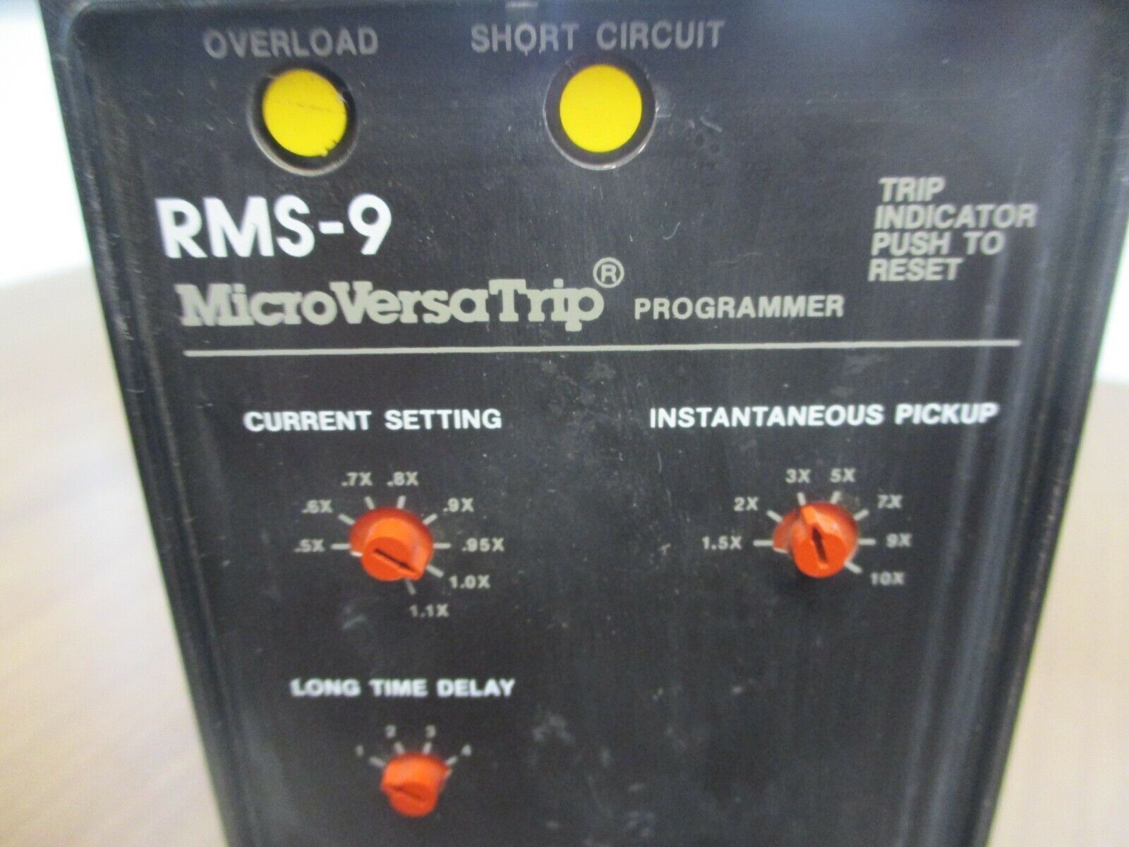 GE RMS-9 MicroVersa Trip Programmer TS20LIT1 Used