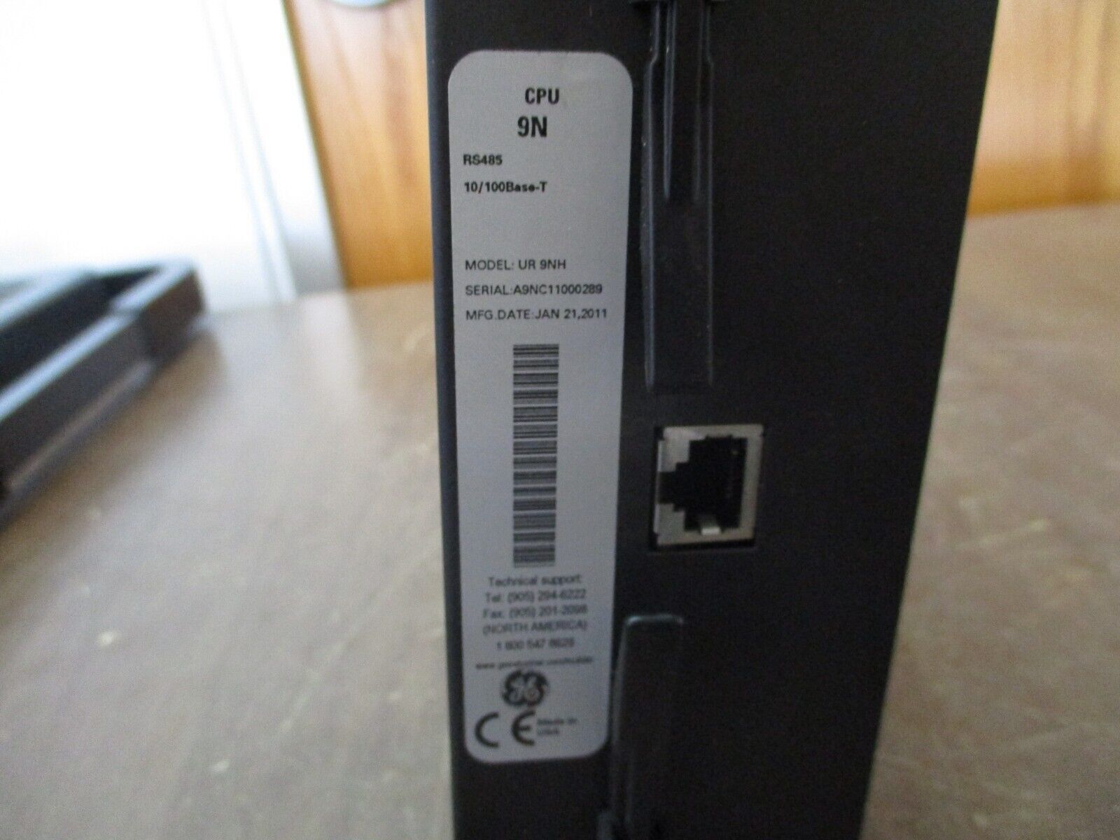 GE Multilin CPU Module UR 9NH RS485 10/100BASE-T Used