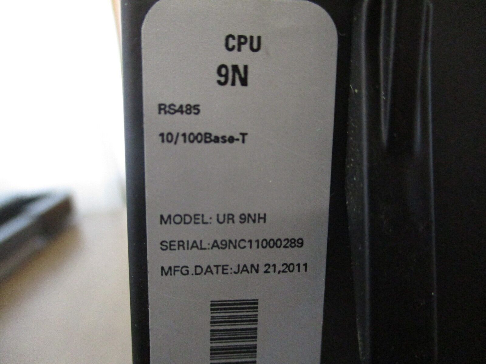 GE Multilin CPU Module UR 9NH RS485 10/100BASE-T Used