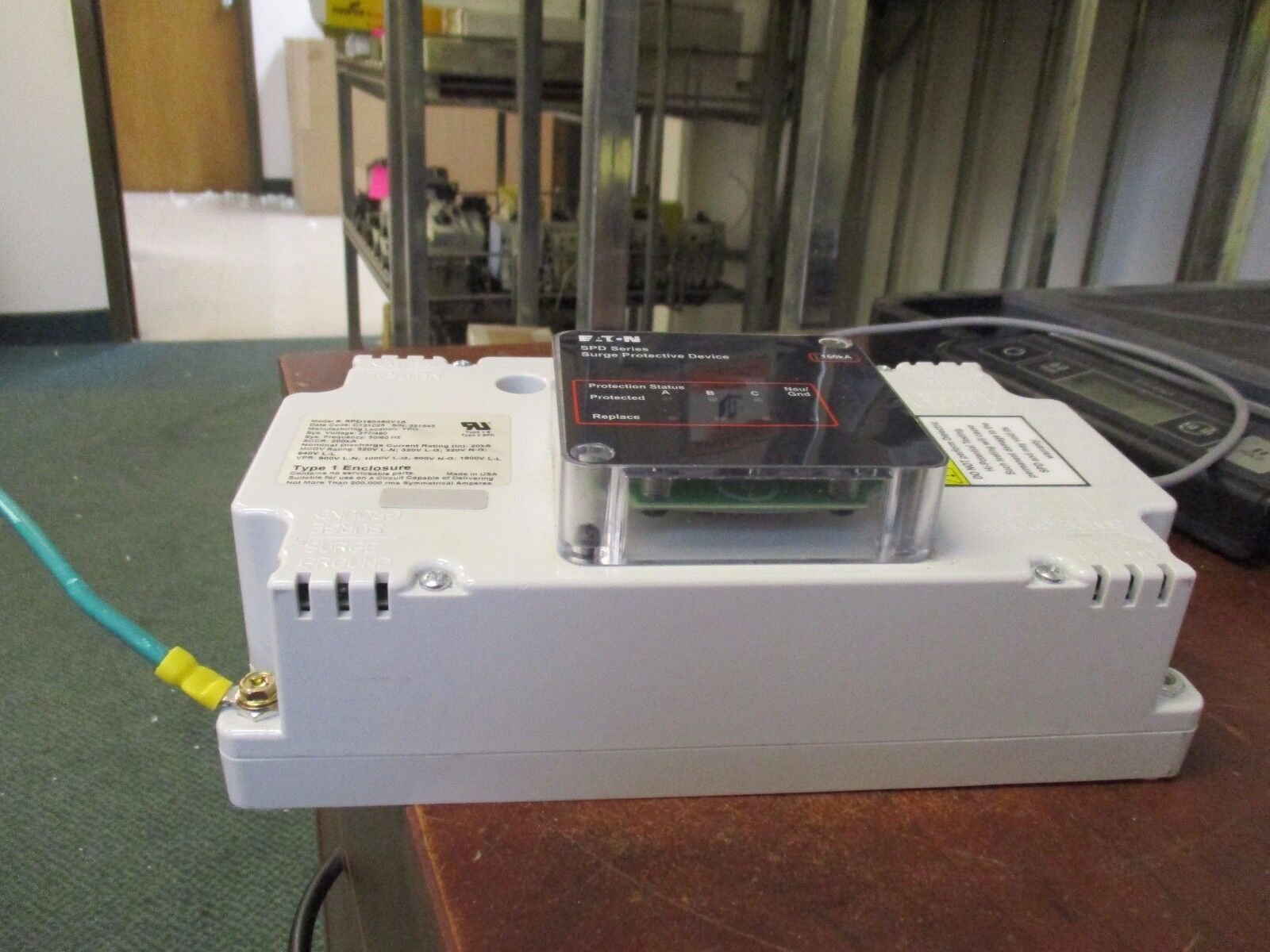 Eaton SPD Series Surge Protective Device SPD160480Y1A 277/480V Used