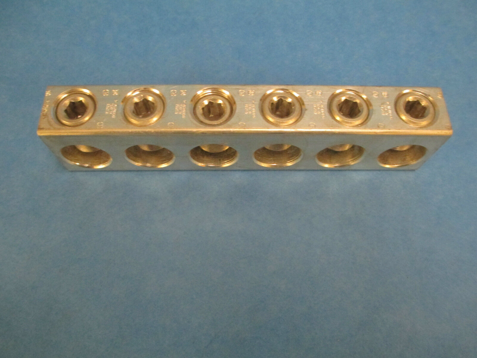 Ilsco 6 Position Terminal Block N1295, AL9CU, 600MCM-4