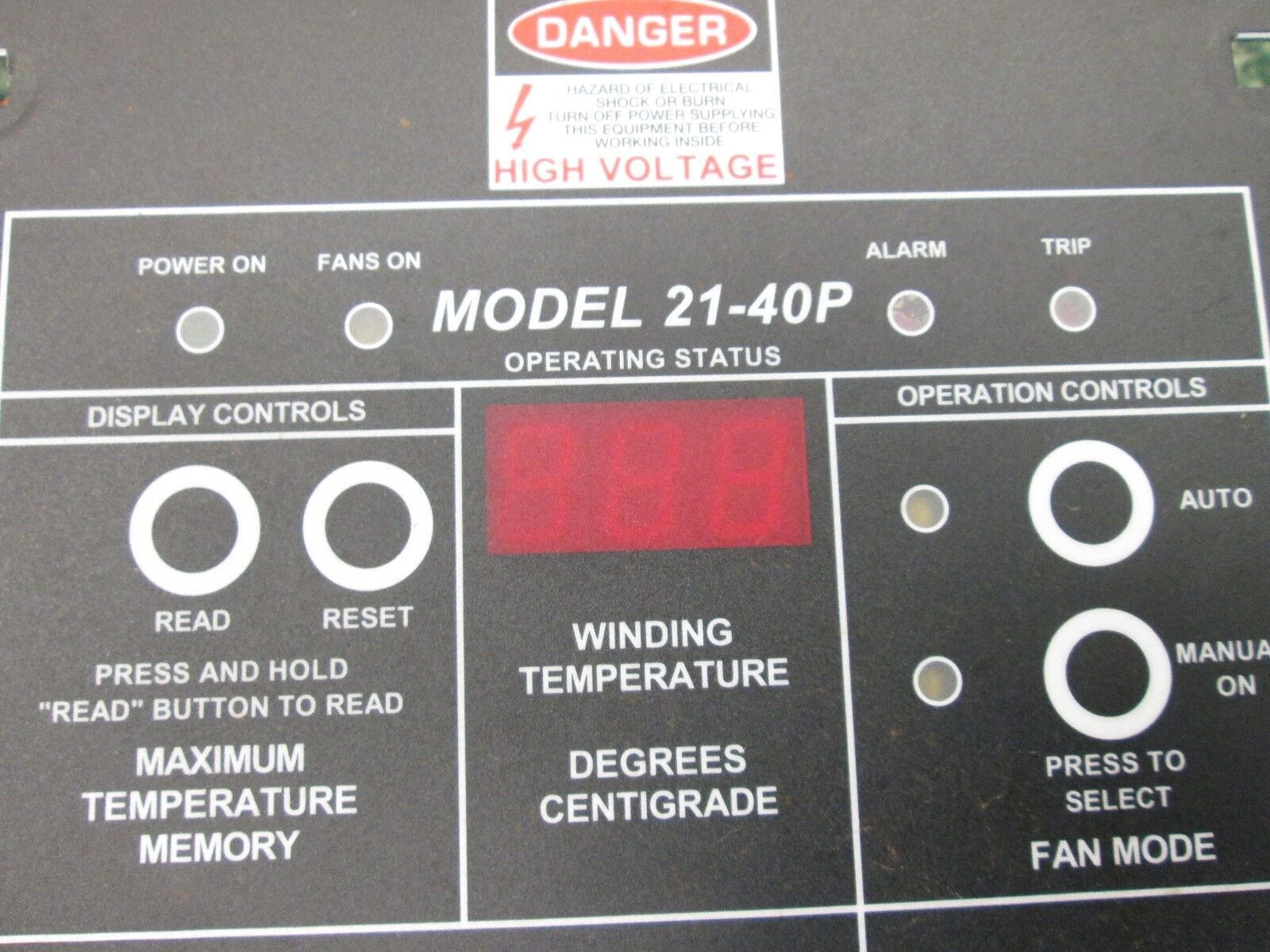 Cimco Temperature Controller Model 21-40P Used