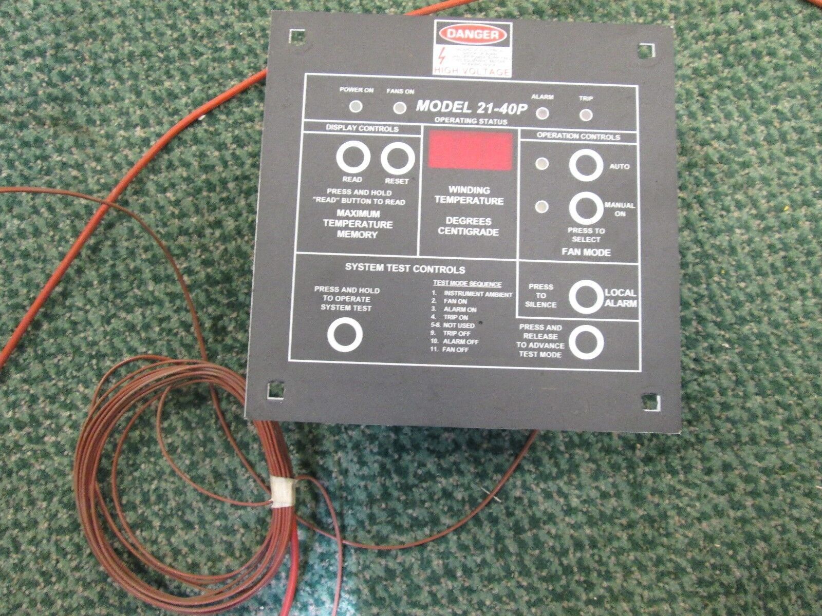 Cimco Temperature Controller Model 21-40P Used