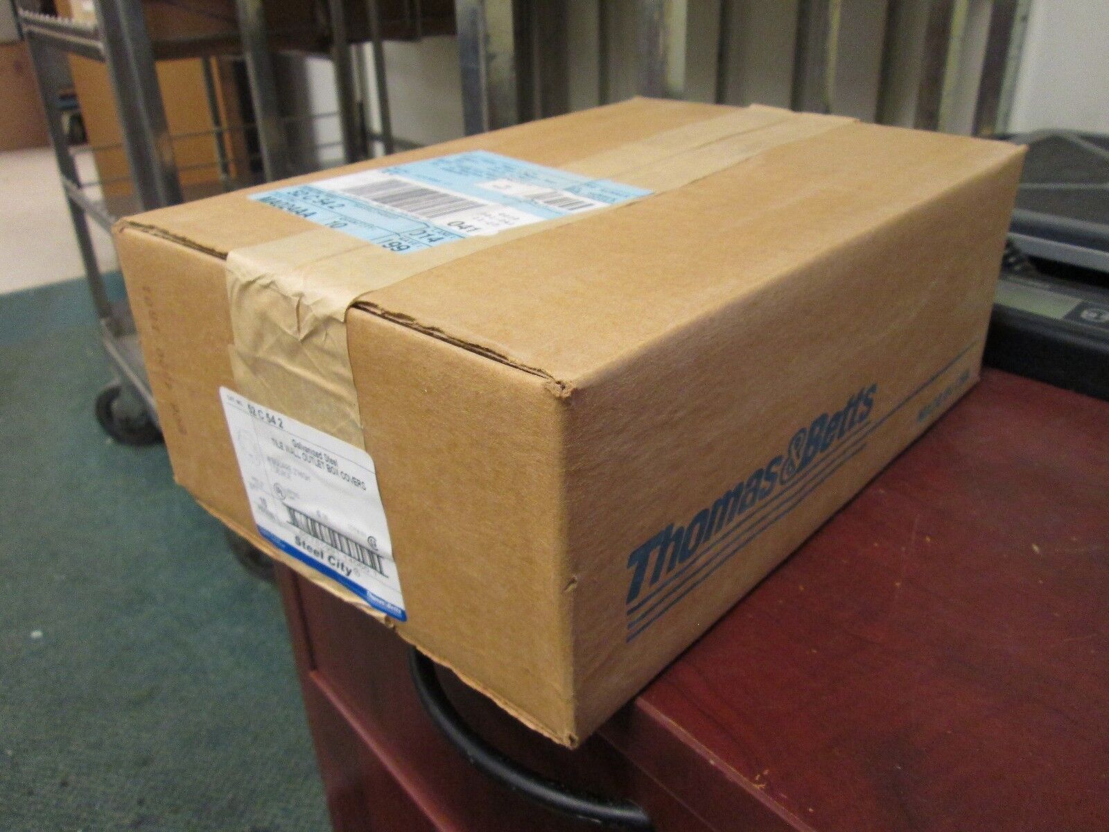 Thomas & Betts Outlet Box Cover 52C542 4" Square 2" High *Box of 10* New Surplus