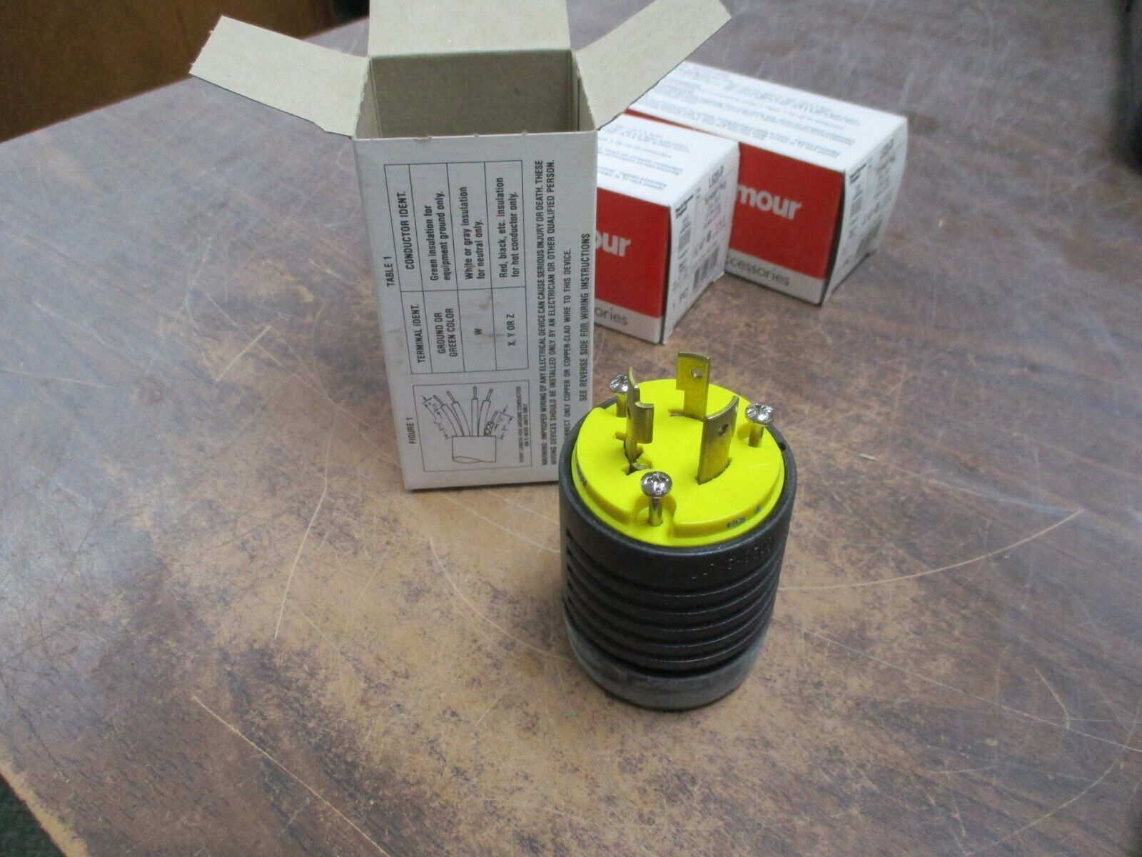 Pass & Seymour Turnlok Plug L620-P 20A 250V 2P 3W *Lot of 3* New Surplus