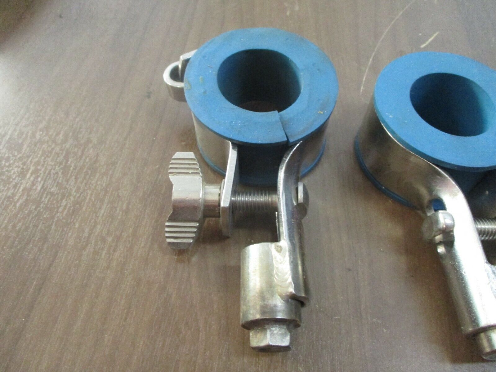 Misc. Brand Stainless Steel Cushioned Clamp Size: 2" *Lot of 2* Used