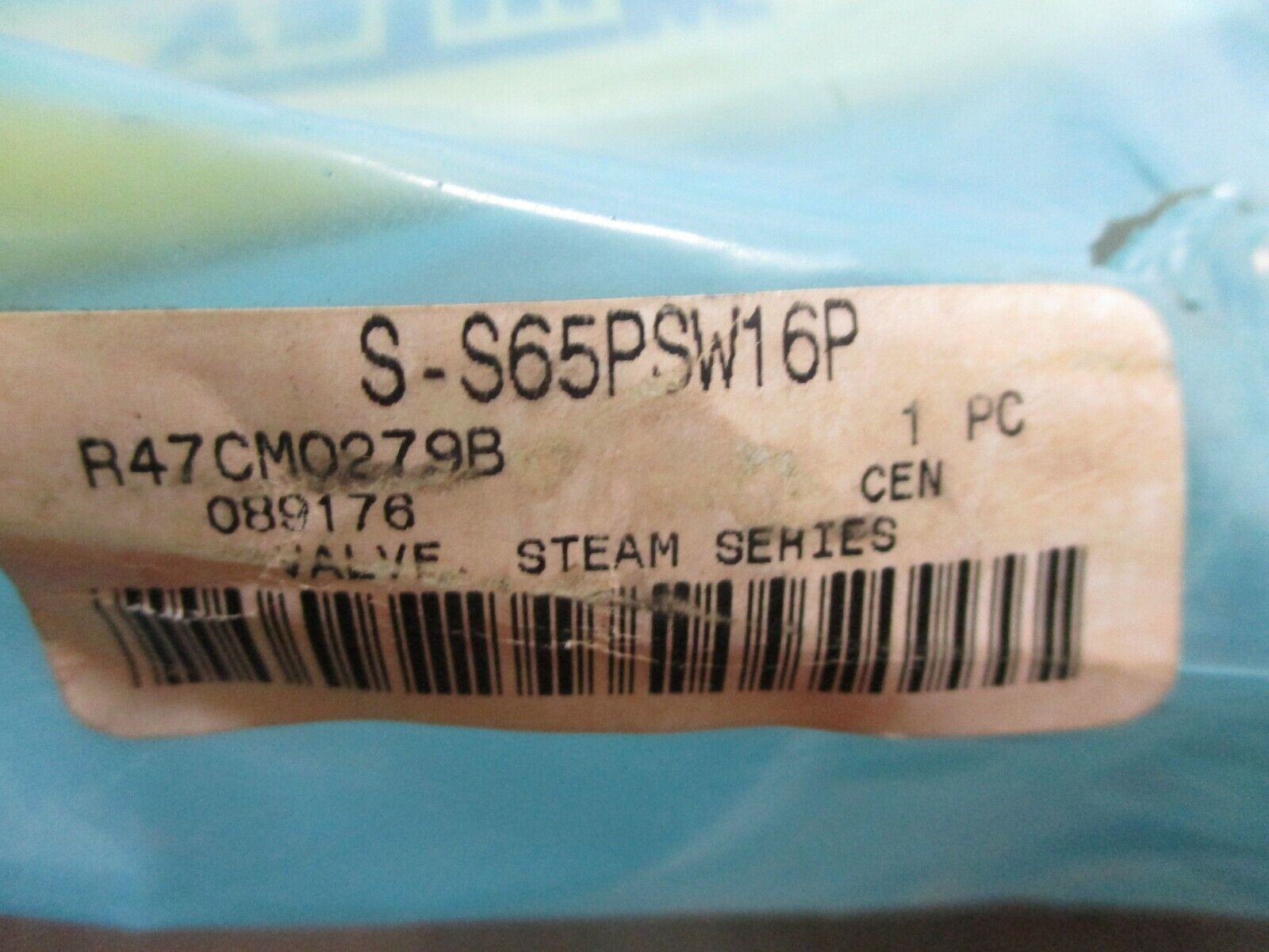 Whitey Steam Series Valve S-S65PSW16P *No Box* New Surplus