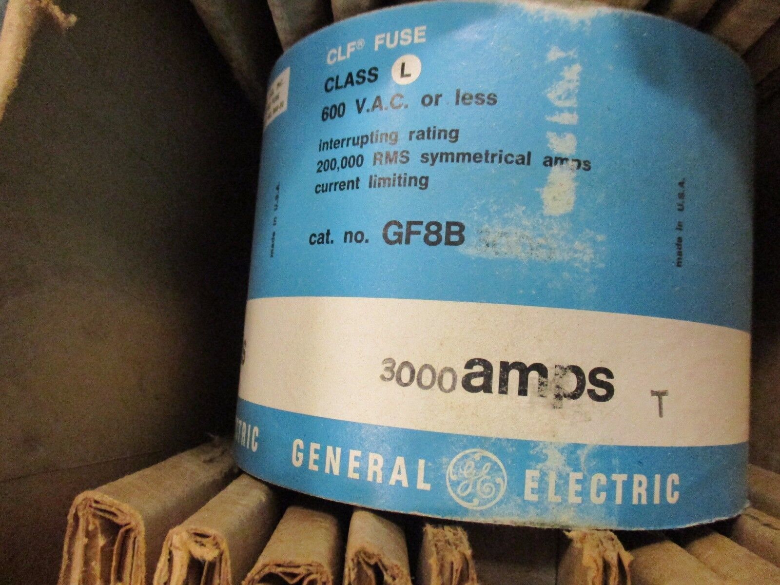 GE CLF Fuse GF8B3000 600V 3000A New Surplus