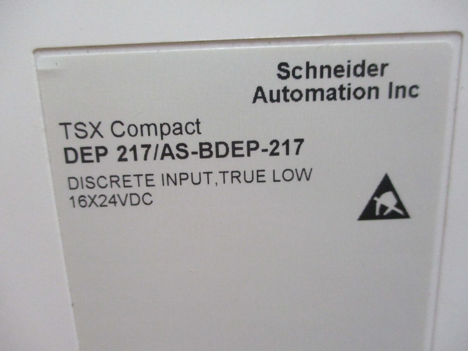 Schneider Automation TSX Compact Discrete Input Module DEP 217/AS-BDEP-217 Used