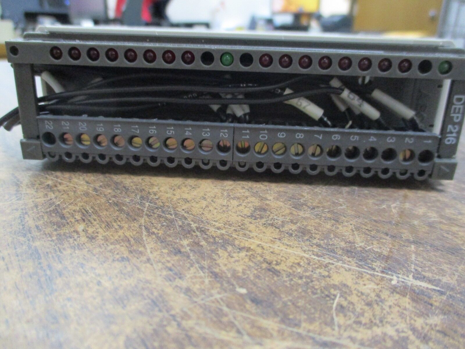 AEG Modicon Discrete Input Module DEP 216/AS-BDEP-216 16x24VDC Used