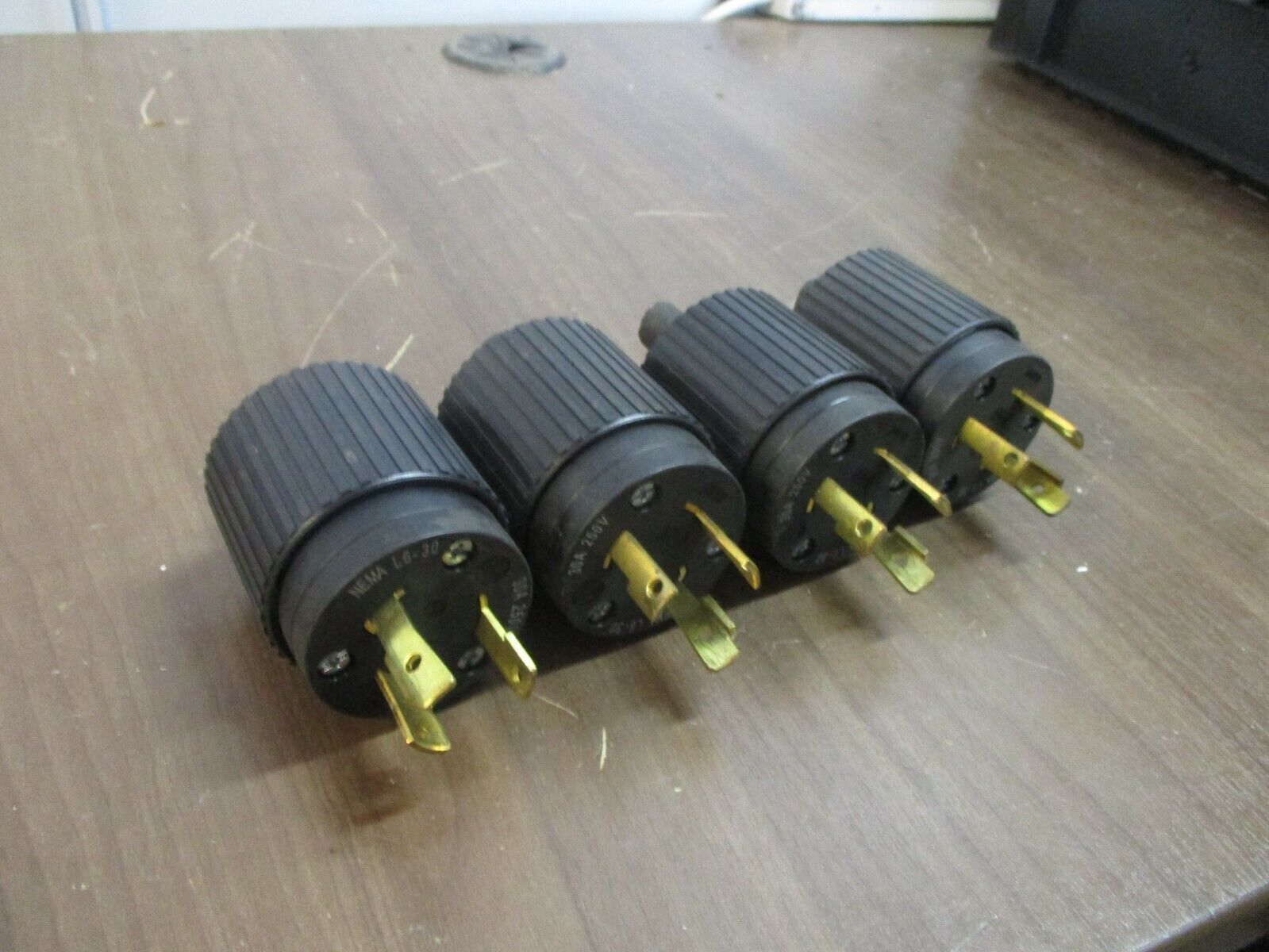 Hubbell Plug Nema L6-30 30A 250V *Lot of 4* Used