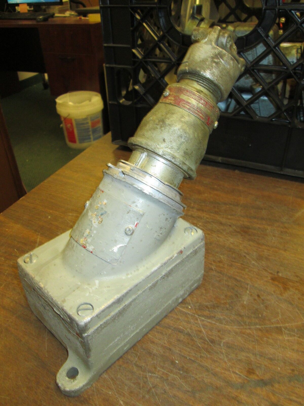 Crouse-Hinds Receptacle & Plug Set CPS732NX CPP4752 7A 460V 4P Used