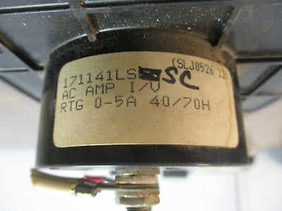 AC Ammeter 171141LSSC Range: 0-400A Used