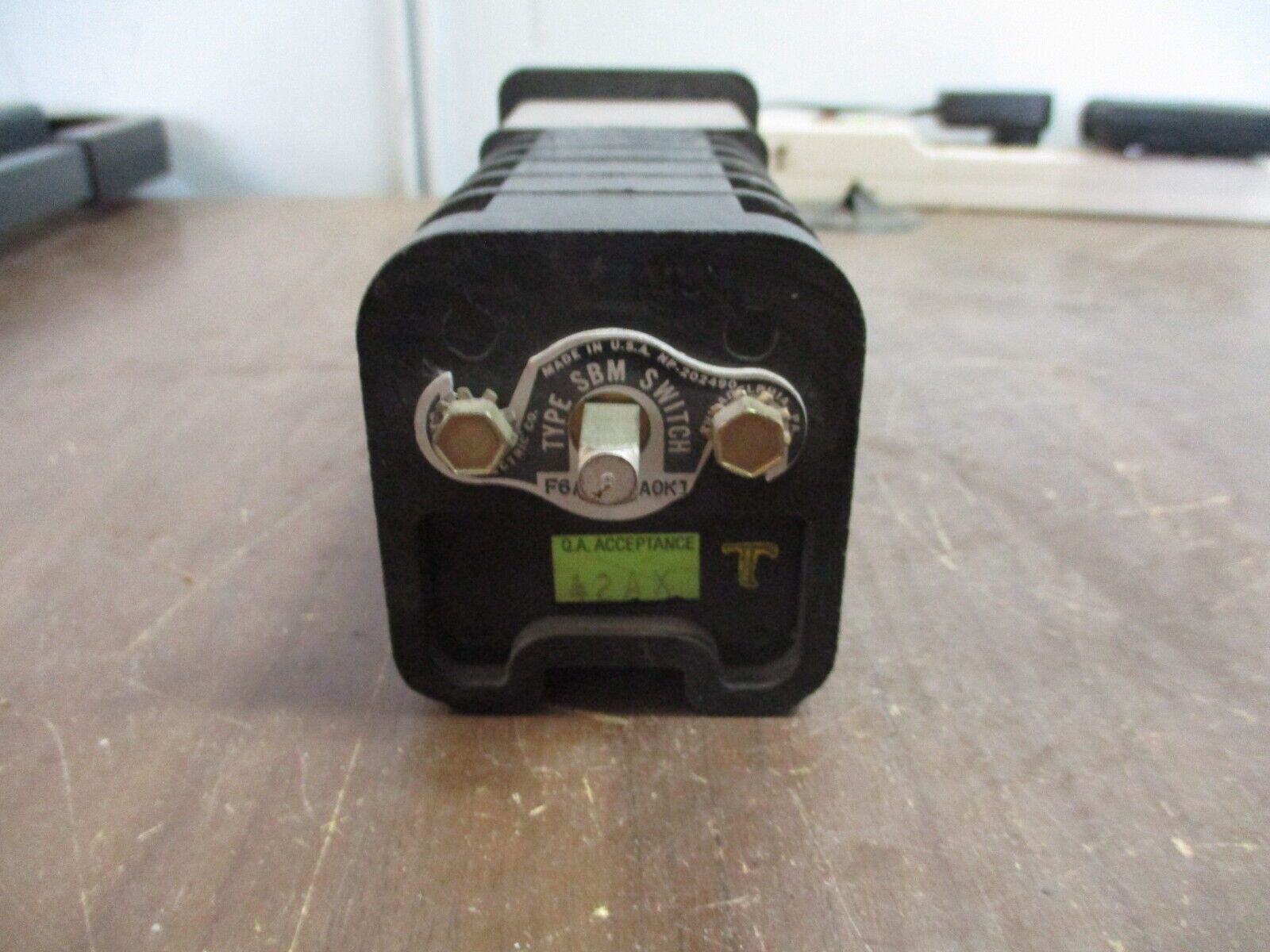 GE Type SBM Rotary Switch F6A02S1A0K1 Used