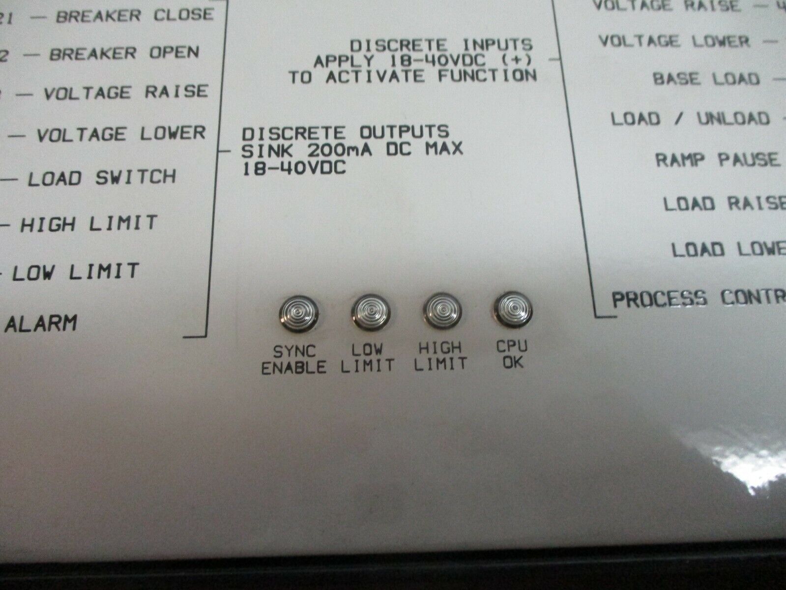 Woodward Digital Synchronizer and Load Control 9905-797US Rev. A Used