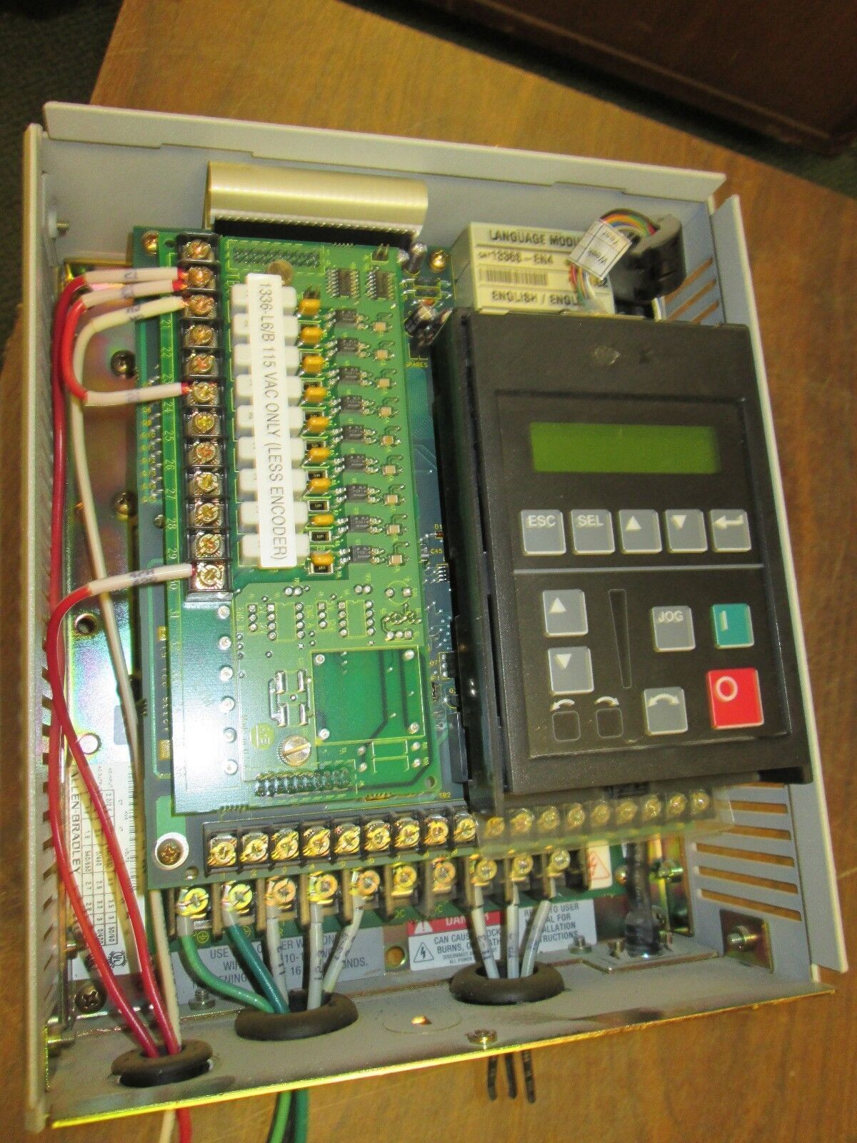 Allen-Bradley 1336 Plus AC Drive w/ L6 Board 1336S-BRF15-AE-DE4 1.5HP Used