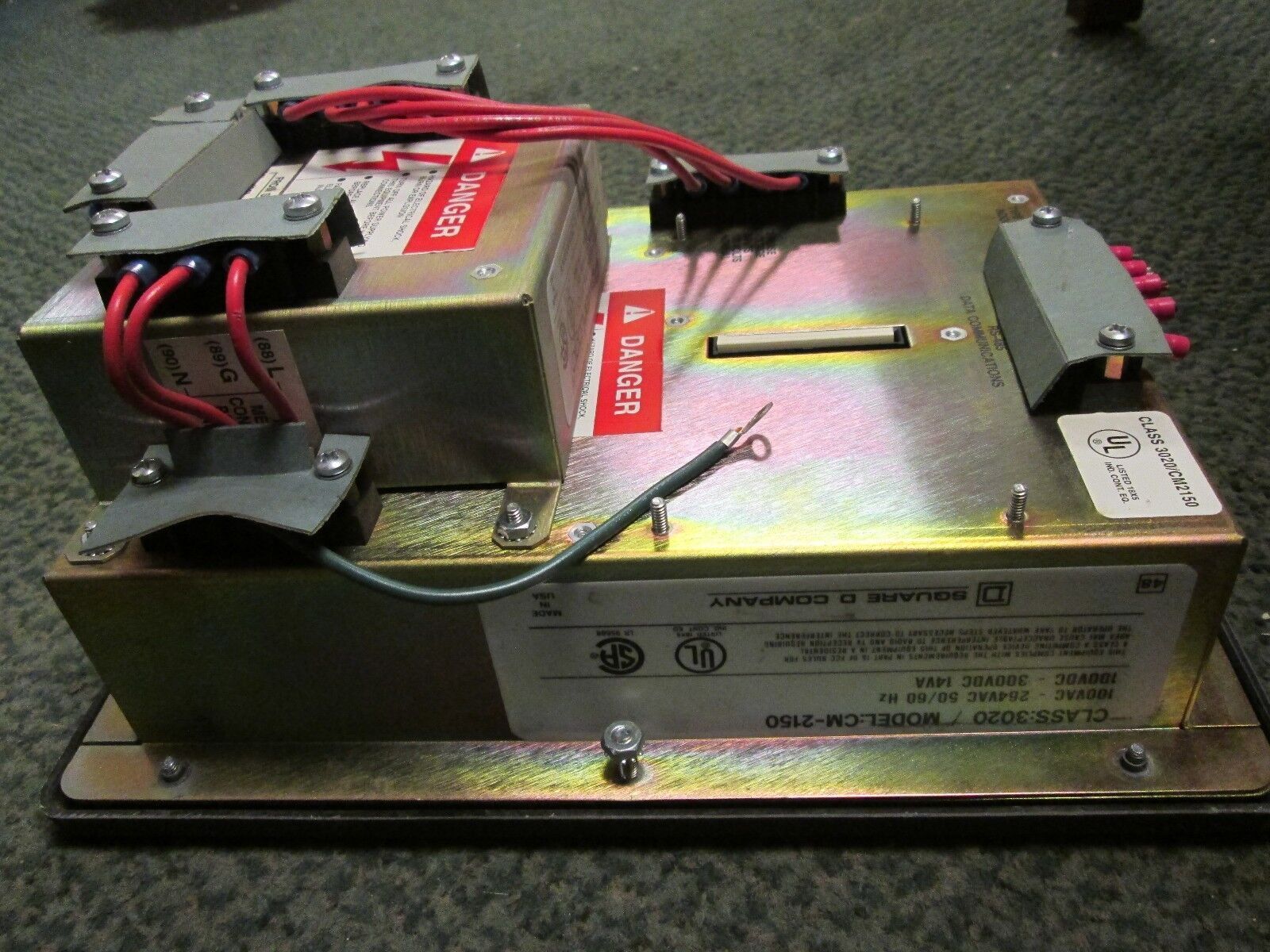 Square D Power Logic Circuit Monitor 3020 CM2150 3090 VPM-277-C1 Used