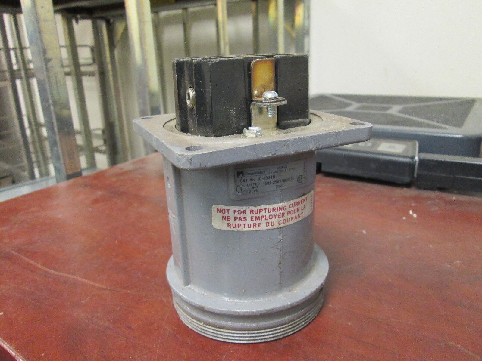 RussellStoll Receptacle JCS1534D 150A 600V 3P 4W Used