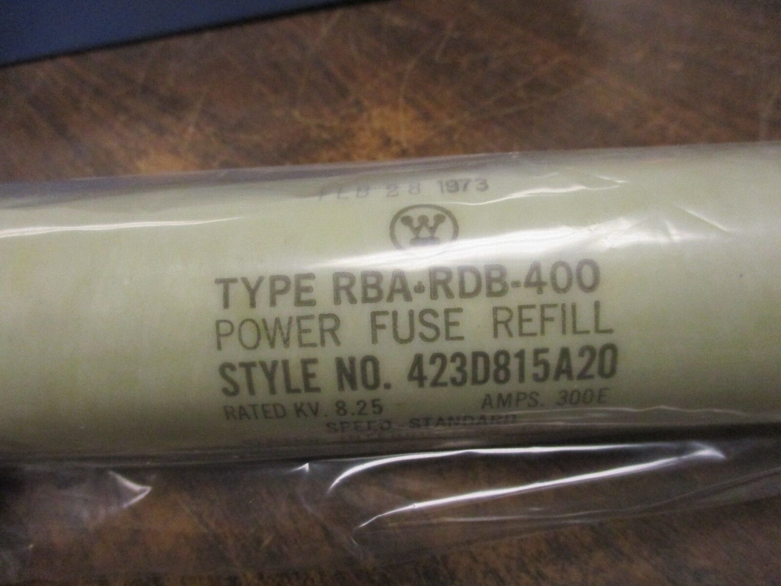 Westinghouse Power Fuse Refill RBA-RDB-400 300E 8.25KV New Surplus