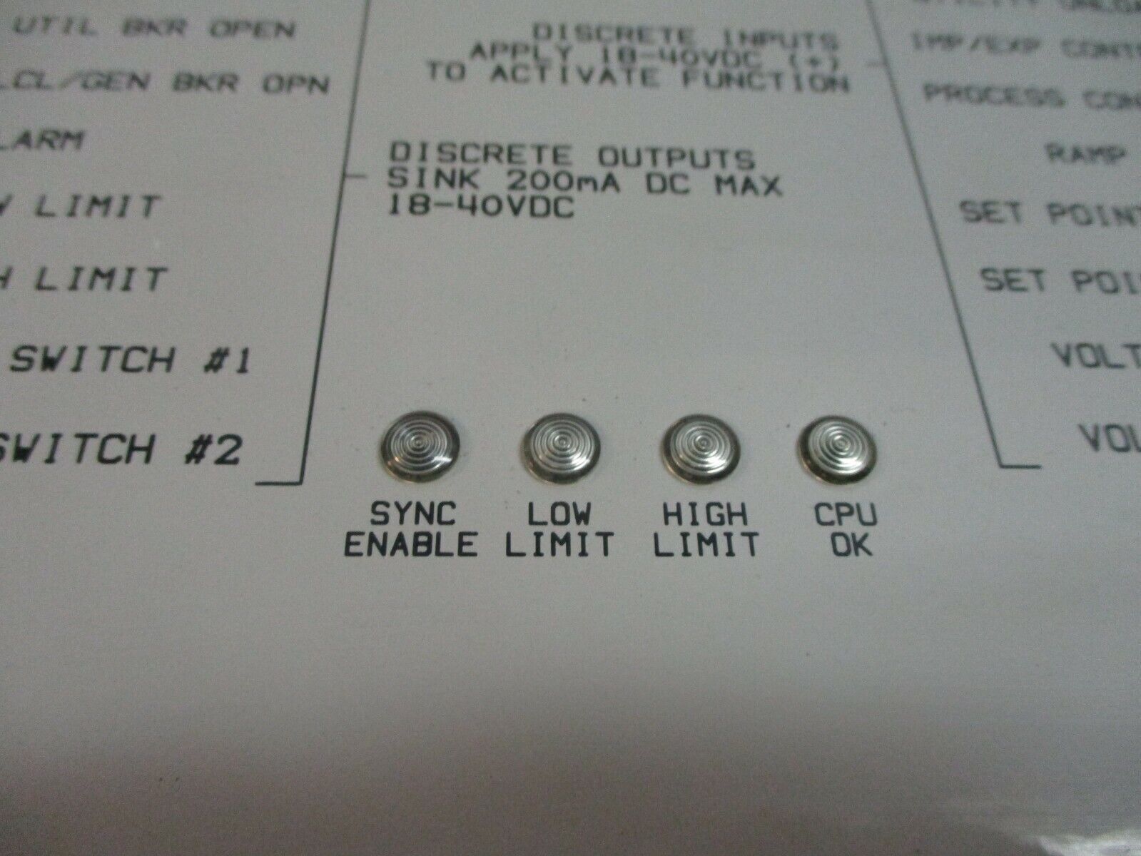 Woodward Master Synchronizer & Load Control 9907-004US Rev. B Used