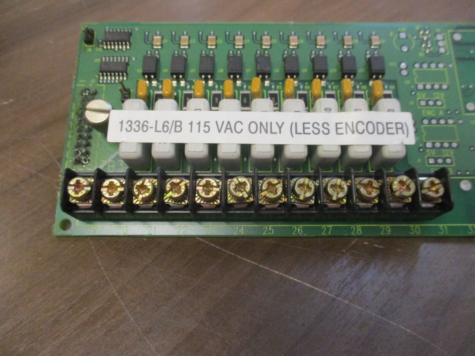Allen-Bradley 1336-L6/B Board 193396 Rev. 02 115VAC Used
