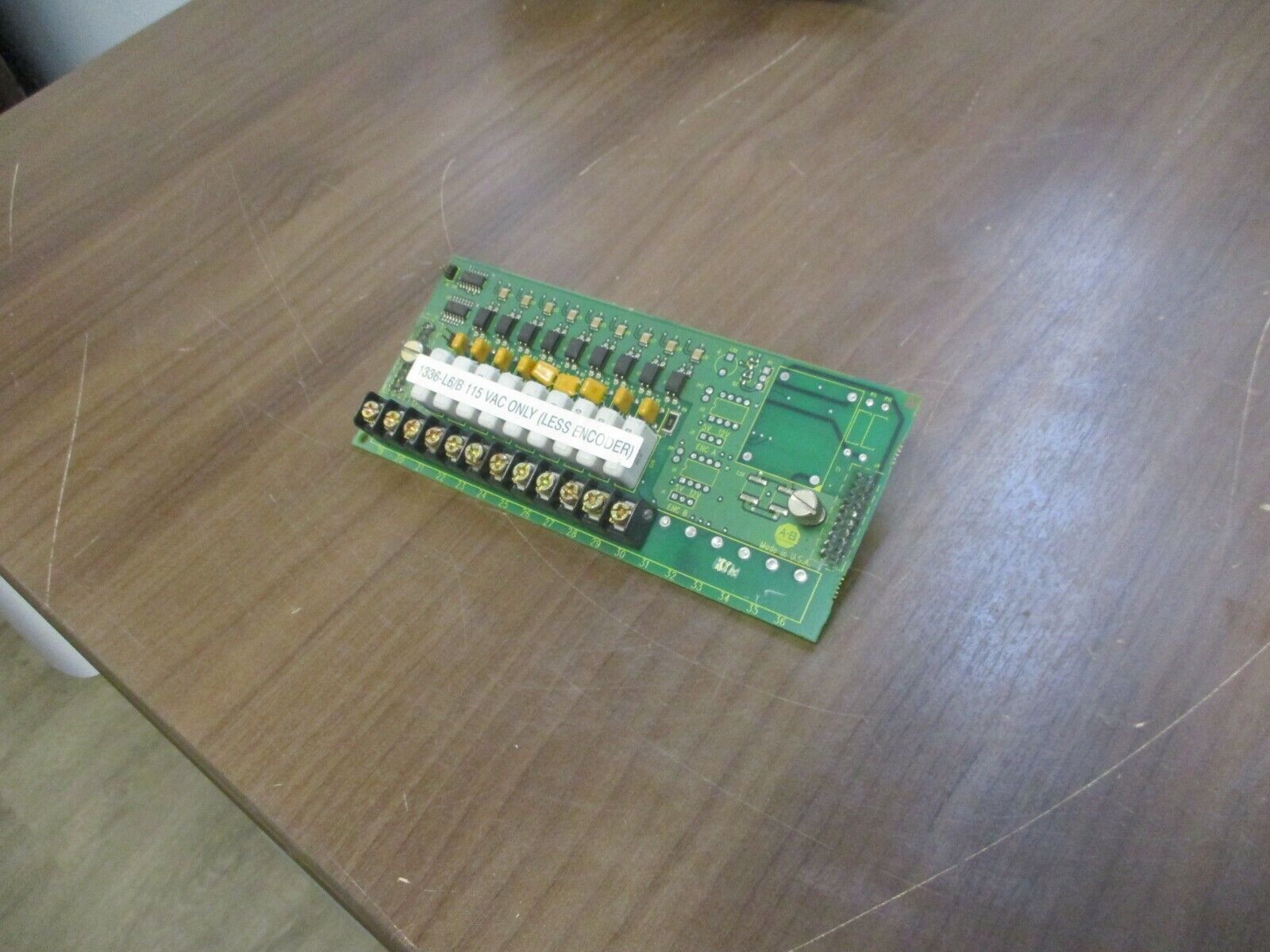 Allen-Bradley 1336-L6/B Board 193396 Rev. 02 115VAC Used