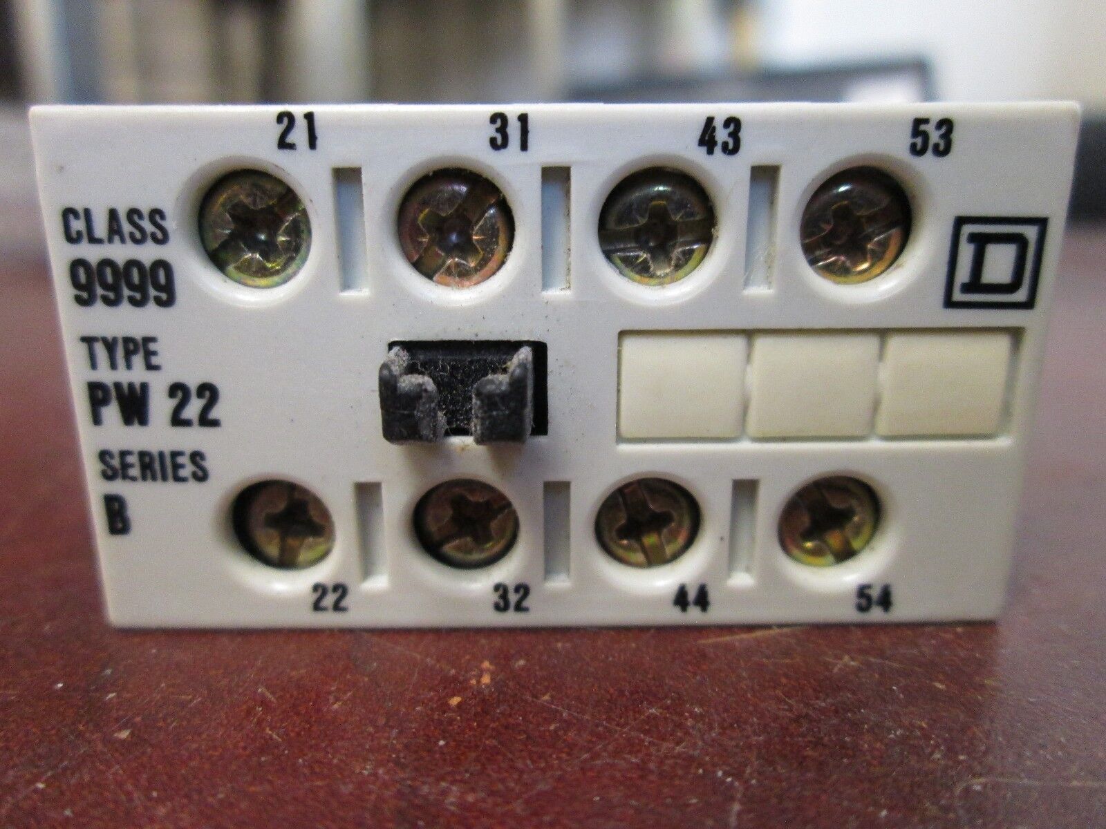 Square D Auxiliary Contact 9999 PW22 *Lot of 8* Used